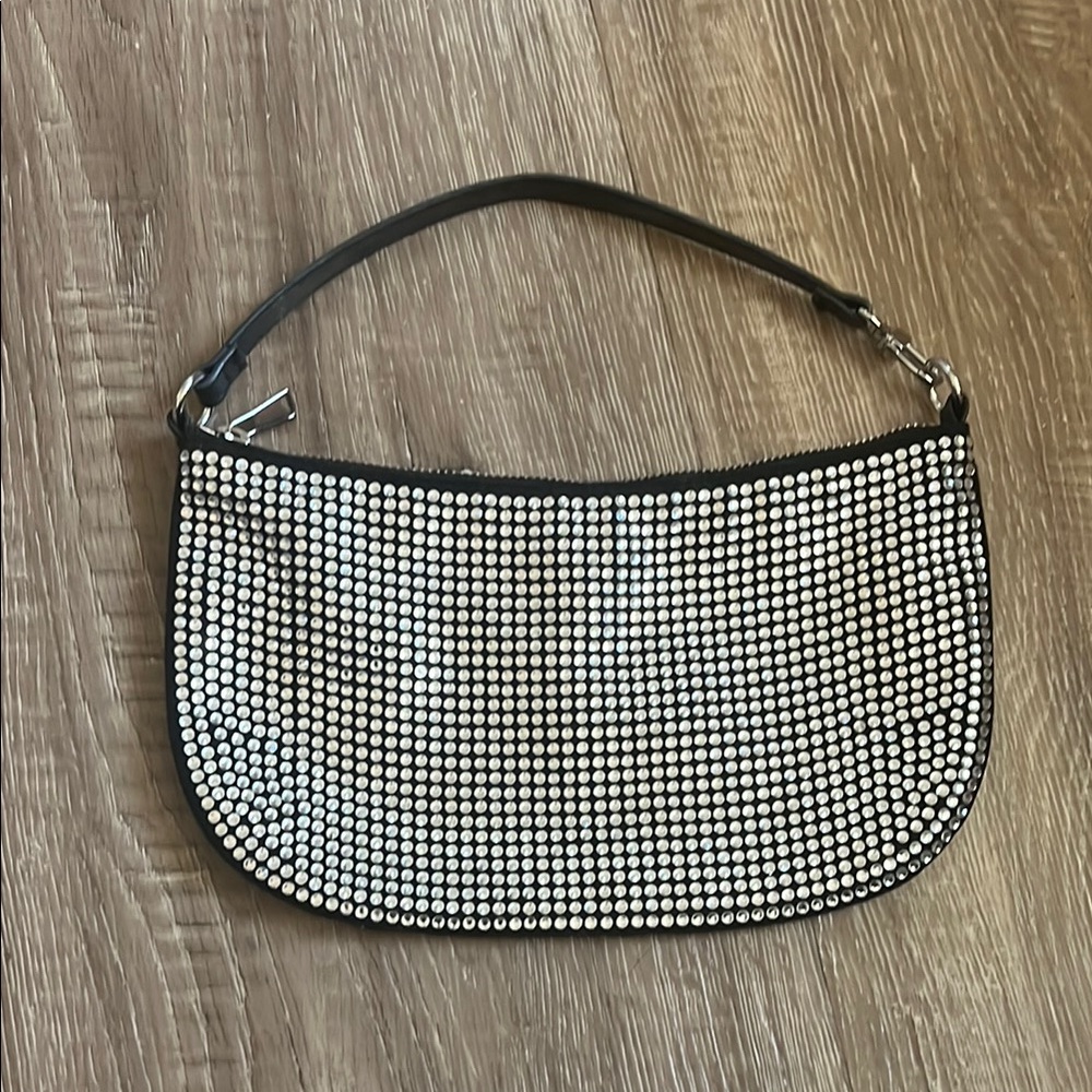 H&M Rhinestone Embellished Shoulder Bag